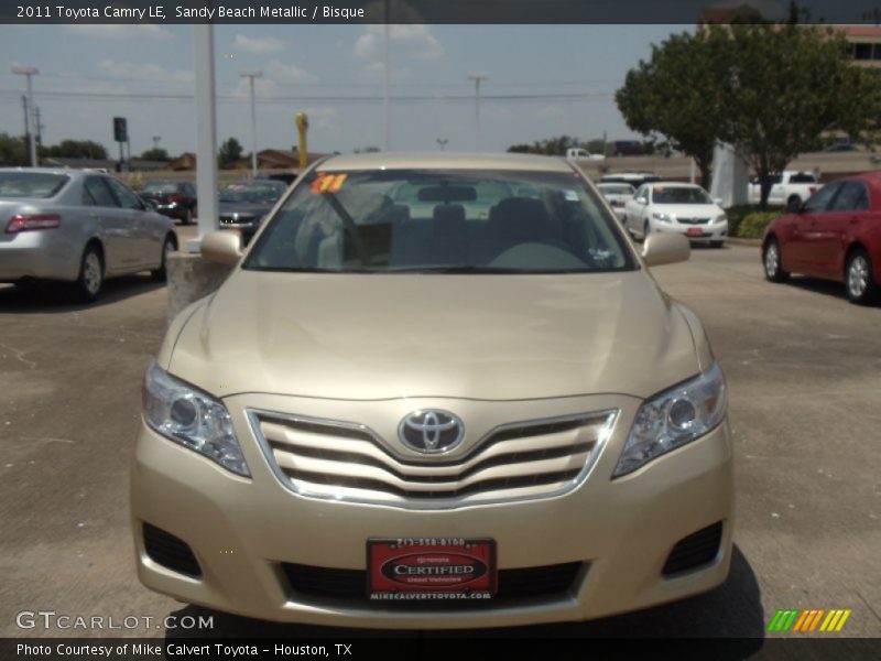 Sandy Beach Metallic / Bisque 2011 Toyota Camry LE