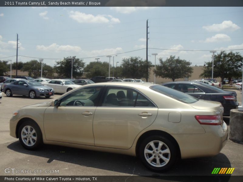 Sandy Beach Metallic / Bisque 2011 Toyota Camry LE