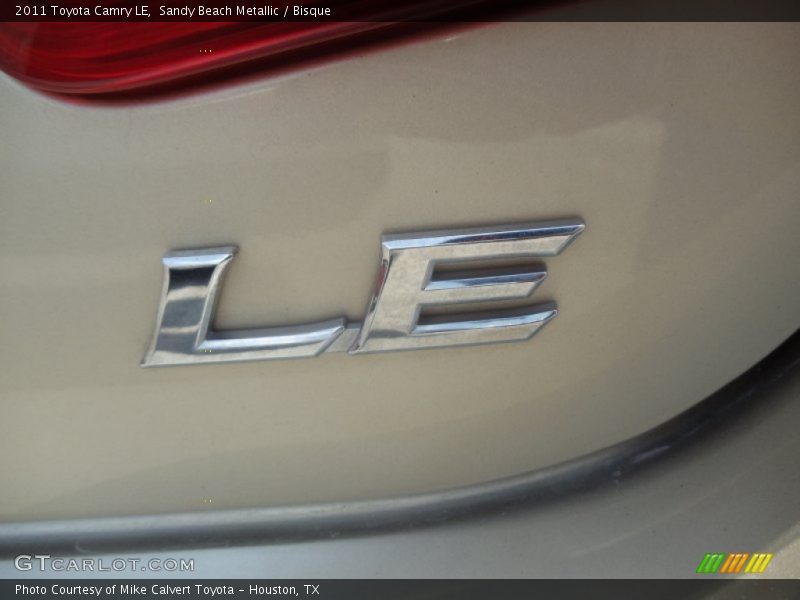 Sandy Beach Metallic / Bisque 2011 Toyota Camry LE