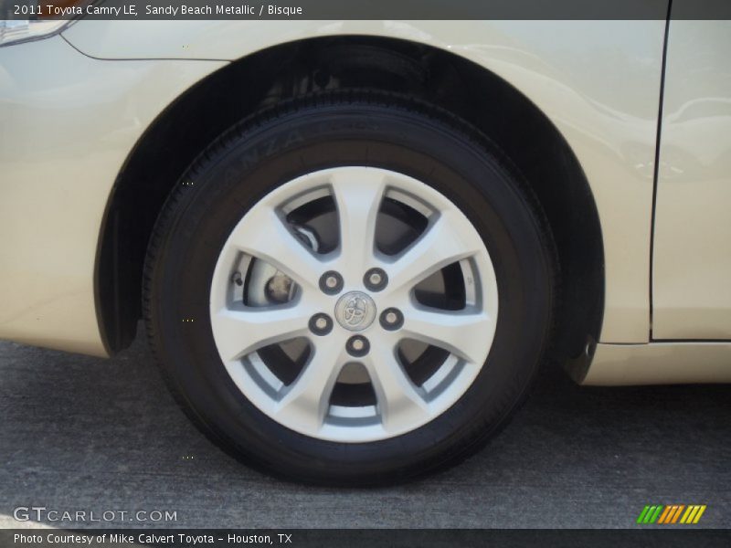Sandy Beach Metallic / Bisque 2011 Toyota Camry LE