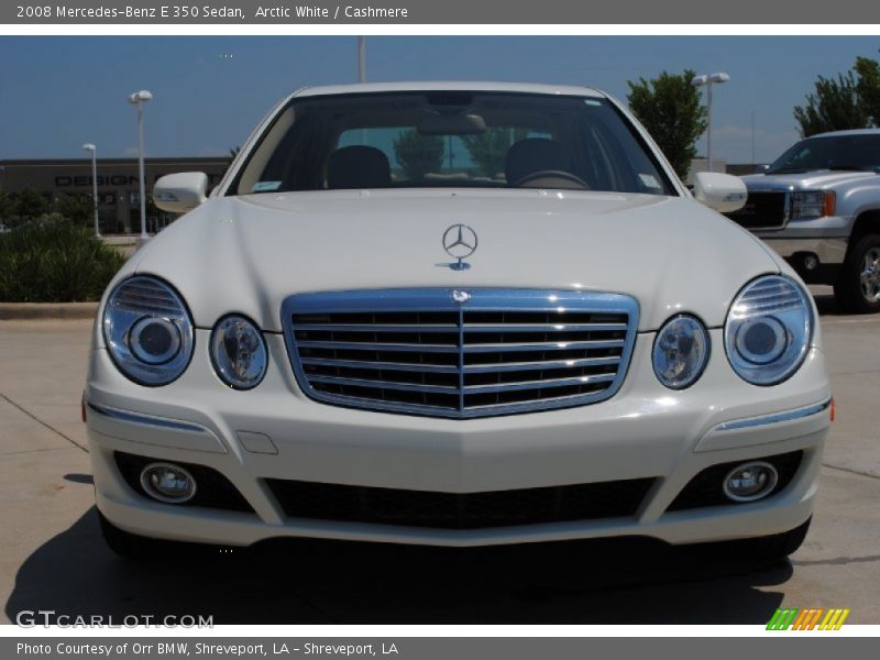 Arctic White / Cashmere 2008 Mercedes-Benz E 350 Sedan