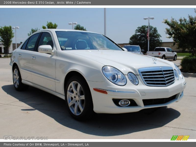 Arctic White / Cashmere 2008 Mercedes-Benz E 350 Sedan