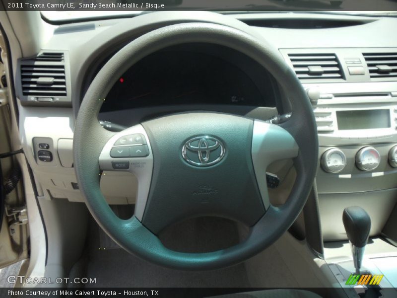 Sandy Beach Metallic / Bisque 2011 Toyota Camry LE