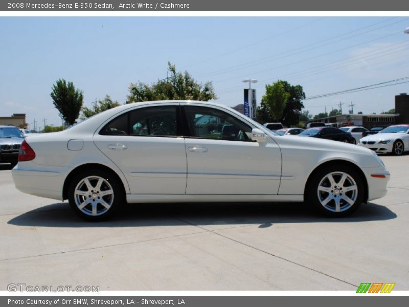 Arctic White / Cashmere 2008 Mercedes-Benz E 350 Sedan