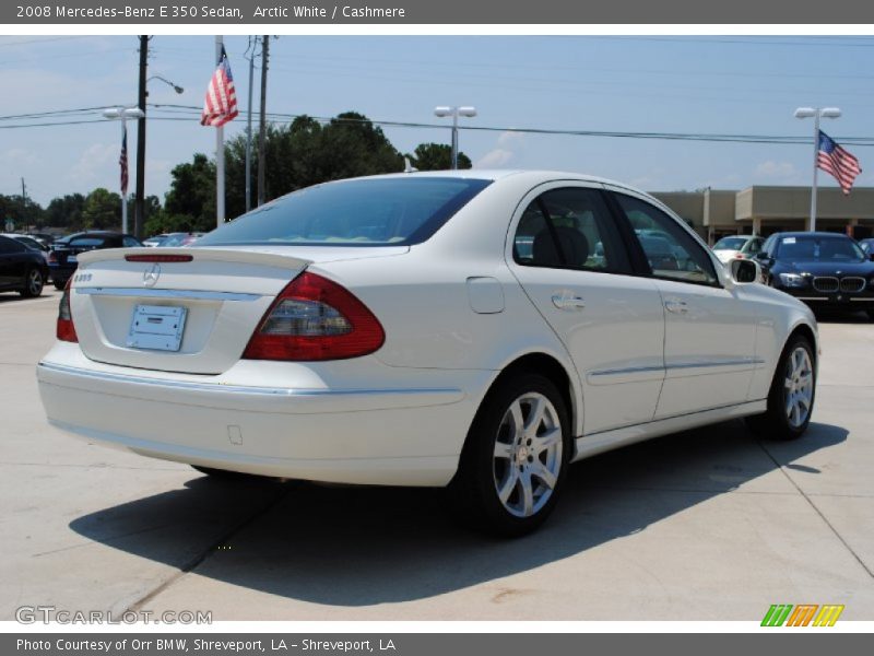 Arctic White / Cashmere 2008 Mercedes-Benz E 350 Sedan