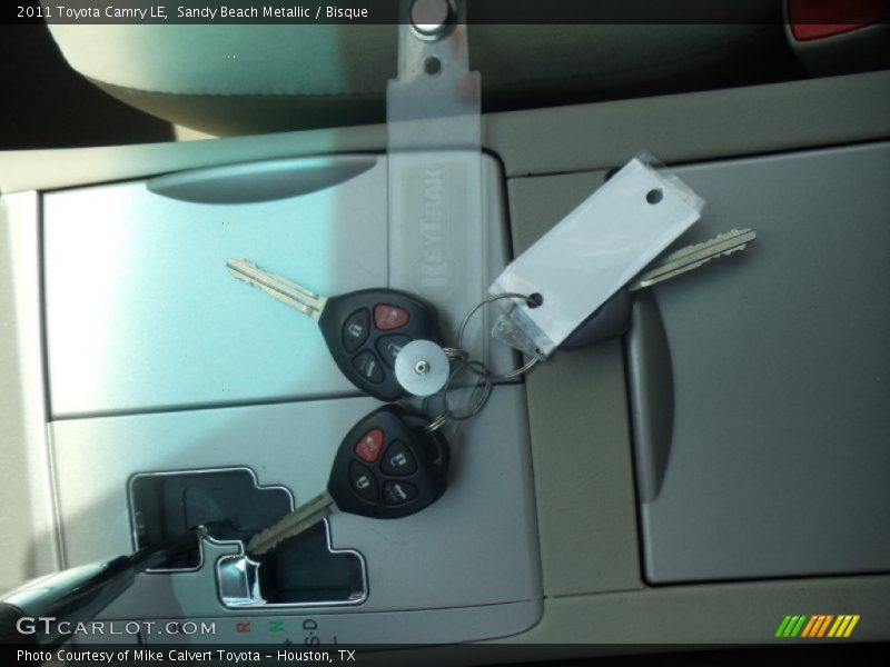 Sandy Beach Metallic / Bisque 2011 Toyota Camry LE