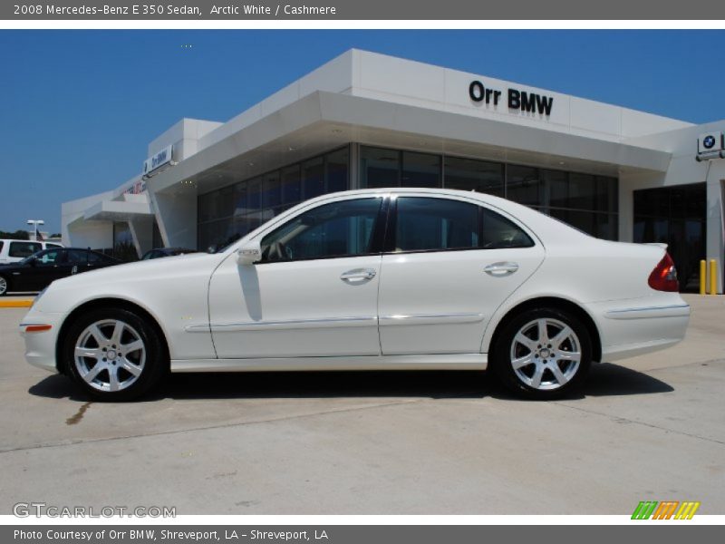 Arctic White / Cashmere 2008 Mercedes-Benz E 350 Sedan