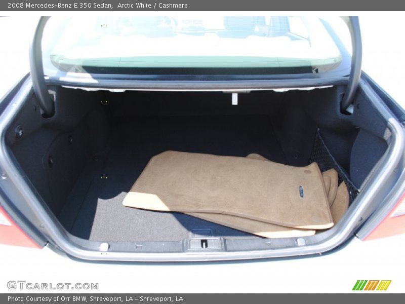 Arctic White / Cashmere 2008 Mercedes-Benz E 350 Sedan