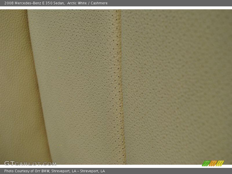 Arctic White / Cashmere 2008 Mercedes-Benz E 350 Sedan