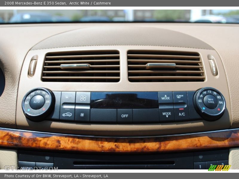 Arctic White / Cashmere 2008 Mercedes-Benz E 350 Sedan
