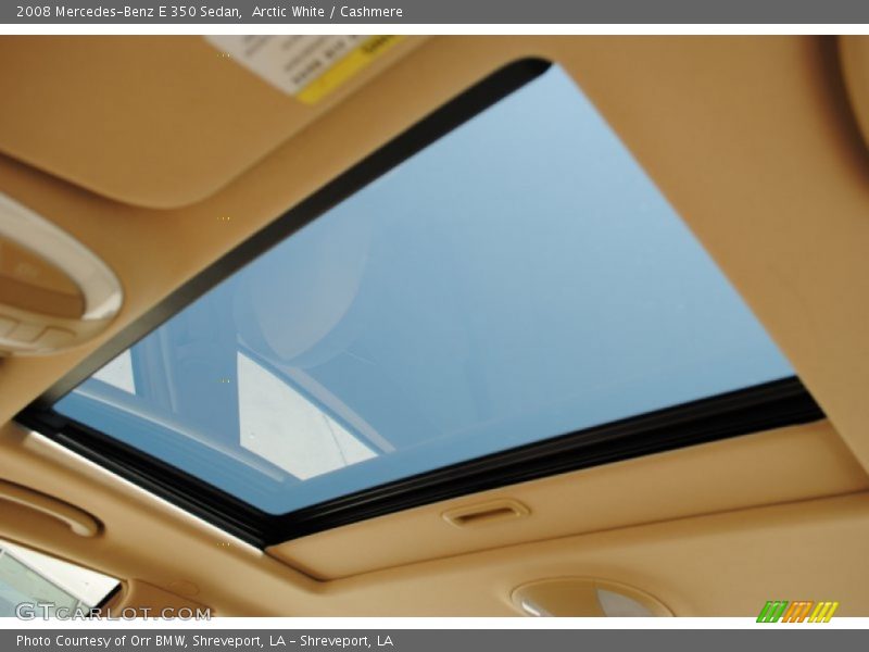 Arctic White / Cashmere 2008 Mercedes-Benz E 350 Sedan