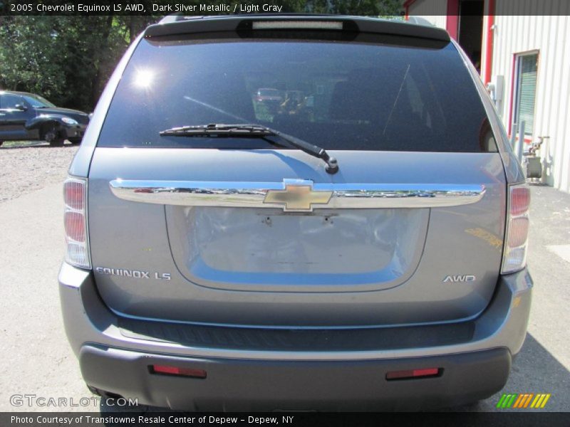 Dark Silver Metallic / Light Gray 2005 Chevrolet Equinox LS AWD