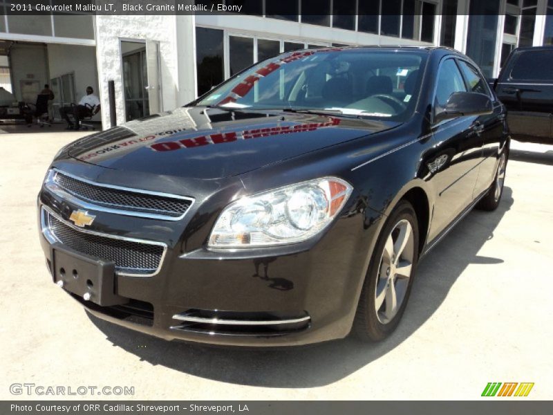 Black Granite Metallic / Ebony 2011 Chevrolet Malibu LT