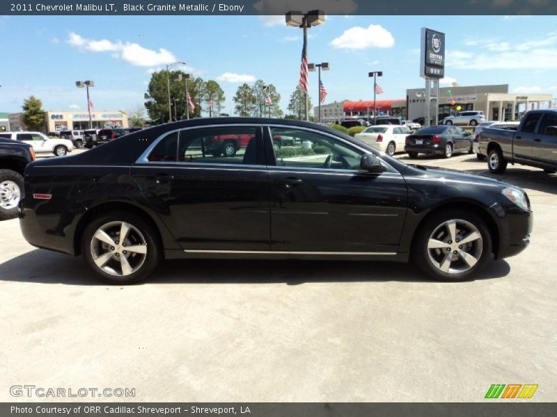 Black Granite Metallic / Ebony 2011 Chevrolet Malibu LT