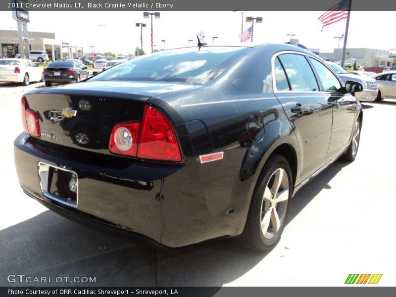 Black Granite Metallic / Ebony 2011 Chevrolet Malibu LT