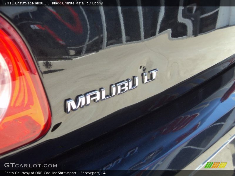 Black Granite Metallic / Ebony 2011 Chevrolet Malibu LT