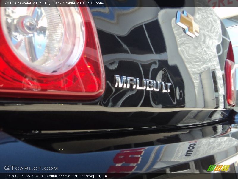 Black Granite Metallic / Ebony 2011 Chevrolet Malibu LT