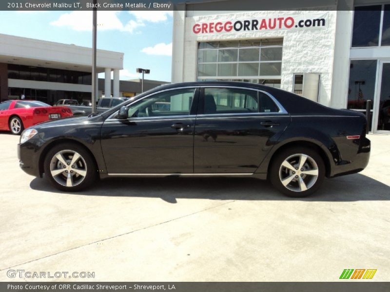 Black Granite Metallic / Ebony 2011 Chevrolet Malibu LT