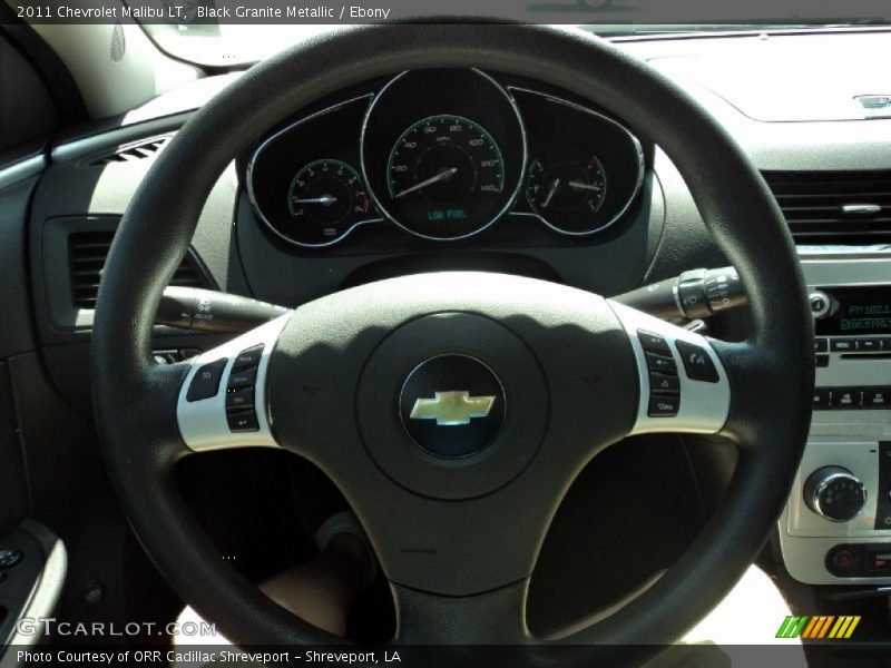 Black Granite Metallic / Ebony 2011 Chevrolet Malibu LT