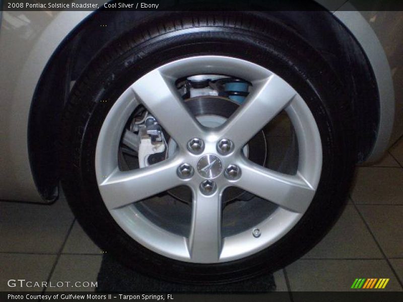 Cool Silver / Ebony 2008 Pontiac Solstice Roadster