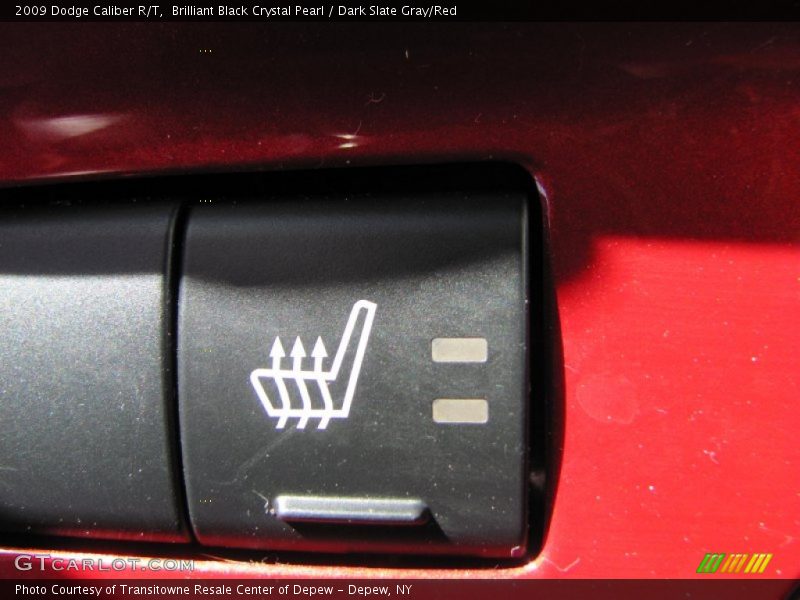Brilliant Black Crystal Pearl / Dark Slate Gray/Red 2009 Dodge Caliber R/T