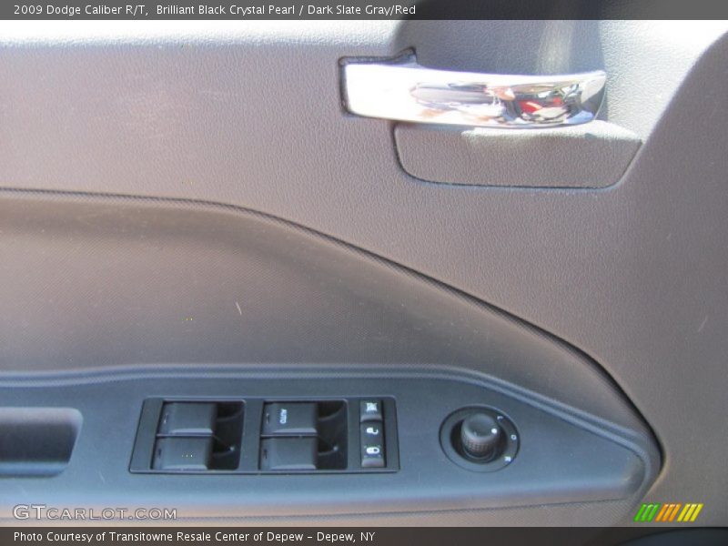 Brilliant Black Crystal Pearl / Dark Slate Gray/Red 2009 Dodge Caliber R/T
