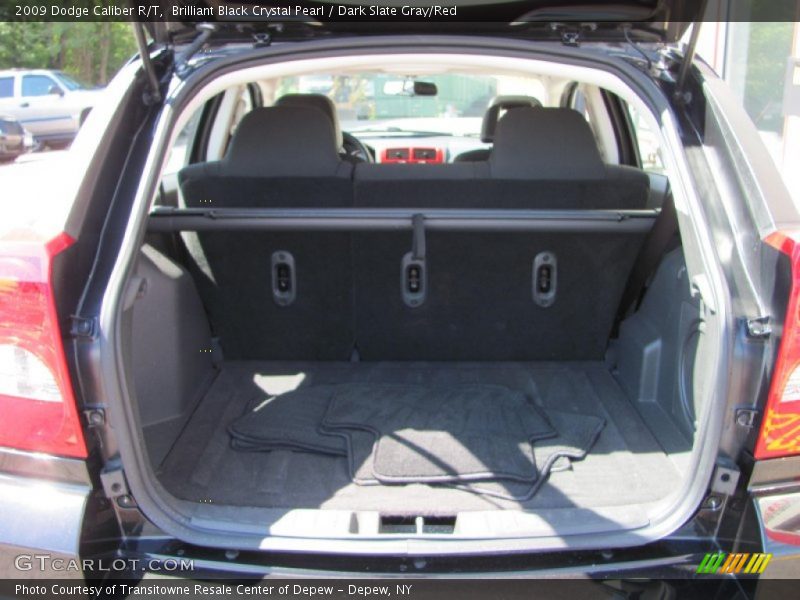Brilliant Black Crystal Pearl / Dark Slate Gray/Red 2009 Dodge Caliber R/T