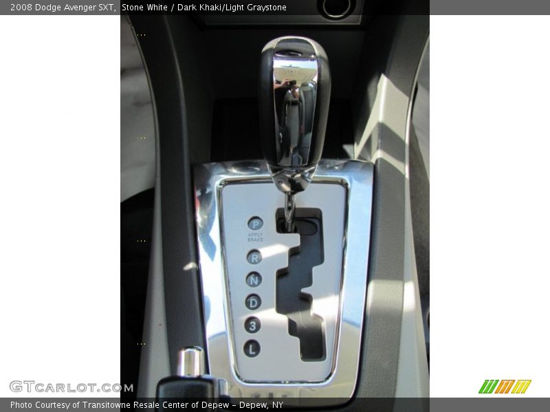 Stone White / Dark Khaki/Light Graystone 2008 Dodge Avenger SXT