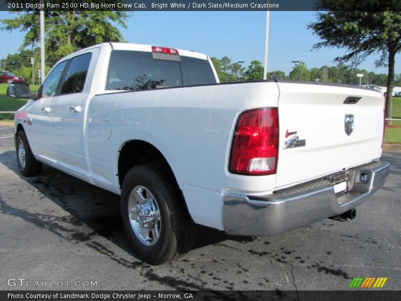 Bright White / Dark Slate/Medium Graystone 2011 Dodge Ram 2500 HD Big Horn Crew Cab