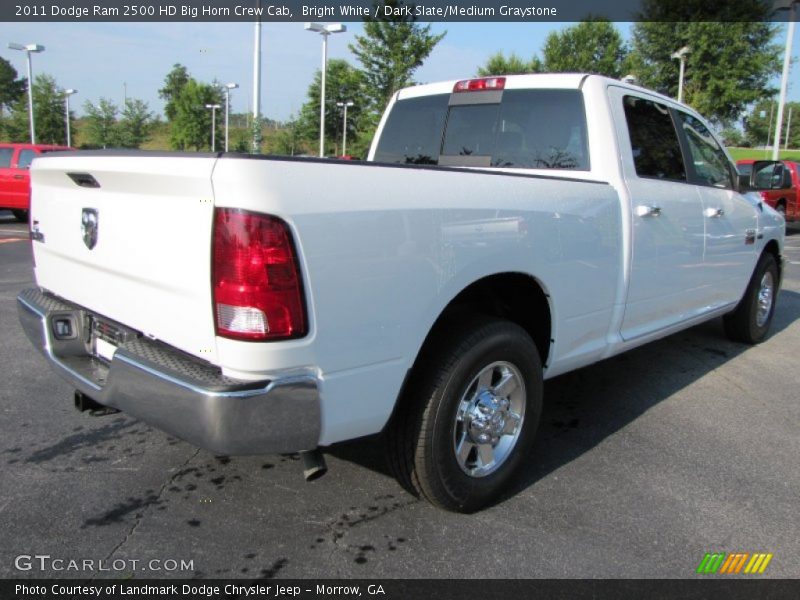 Bright White / Dark Slate/Medium Graystone 2011 Dodge Ram 2500 HD Big Horn Crew Cab
