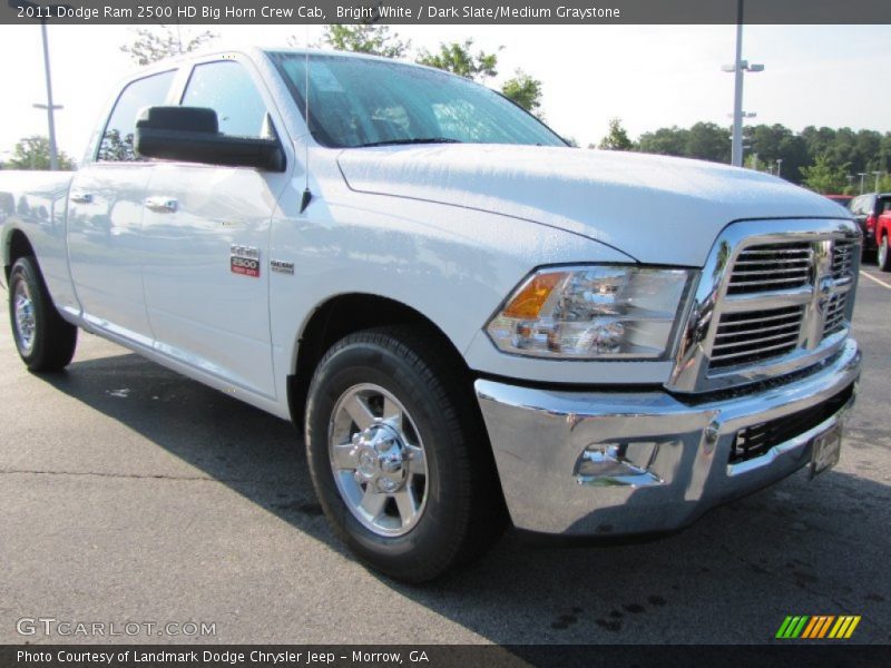 Bright White / Dark Slate/Medium Graystone 2011 Dodge Ram 2500 HD Big Horn Crew Cab