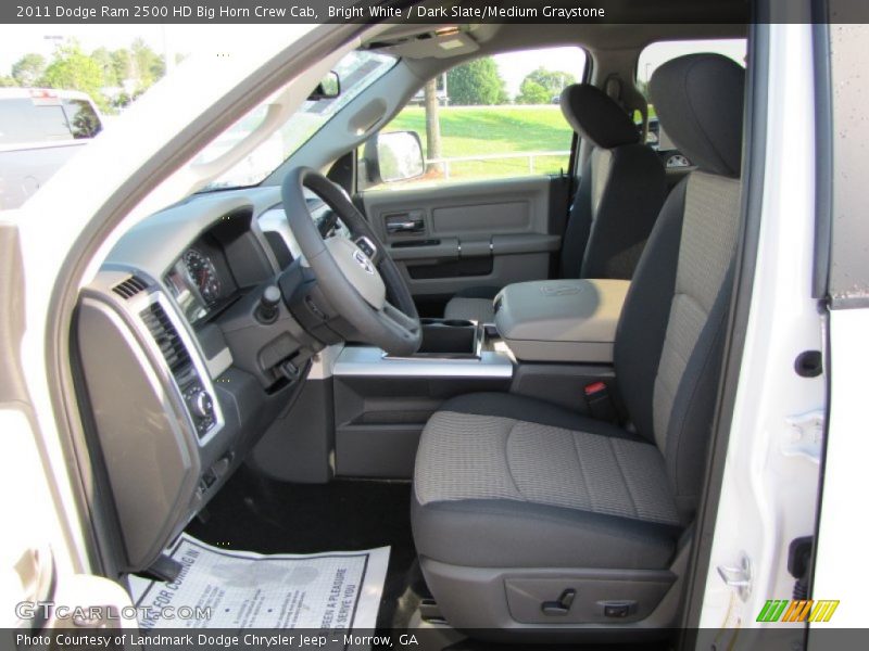 Bright White / Dark Slate/Medium Graystone 2011 Dodge Ram 2500 HD Big Horn Crew Cab