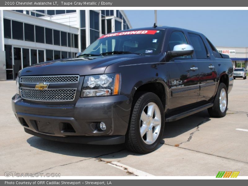 Taupe Gray Metallic / Ebony 2010 Chevrolet Avalanche LT