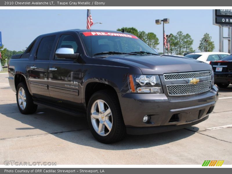 Taupe Gray Metallic / Ebony 2010 Chevrolet Avalanche LT