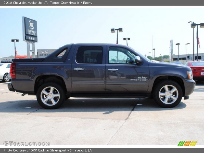 Taupe Gray Metallic / Ebony 2010 Chevrolet Avalanche LT