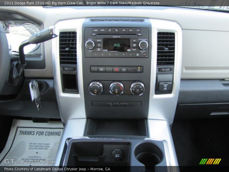 Bright White / Dark Slate/Medium Graystone 2011 Dodge Ram 2500 HD Big Horn Crew Cab