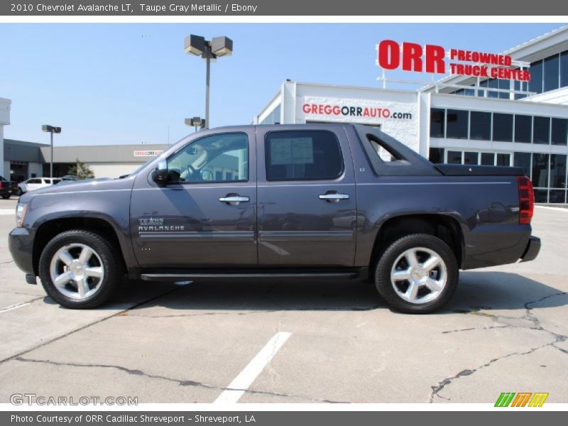 Taupe Gray Metallic / Ebony 2010 Chevrolet Avalanche LT