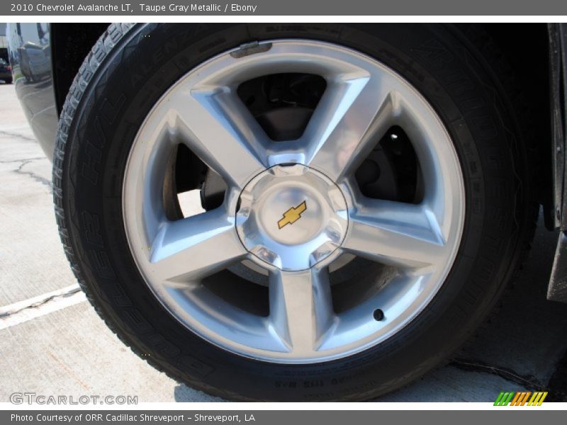 Taupe Gray Metallic / Ebony 2010 Chevrolet Avalanche LT