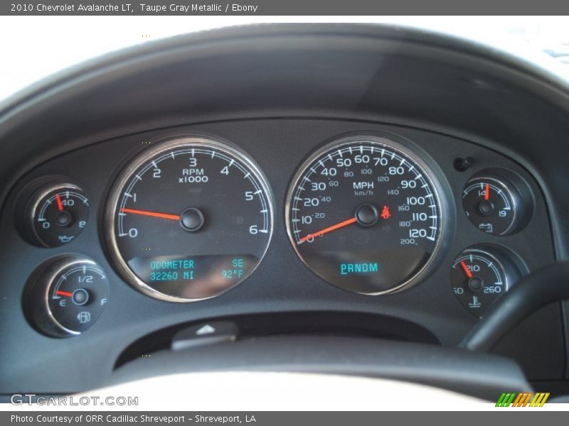 Taupe Gray Metallic / Ebony 2010 Chevrolet Avalanche LT