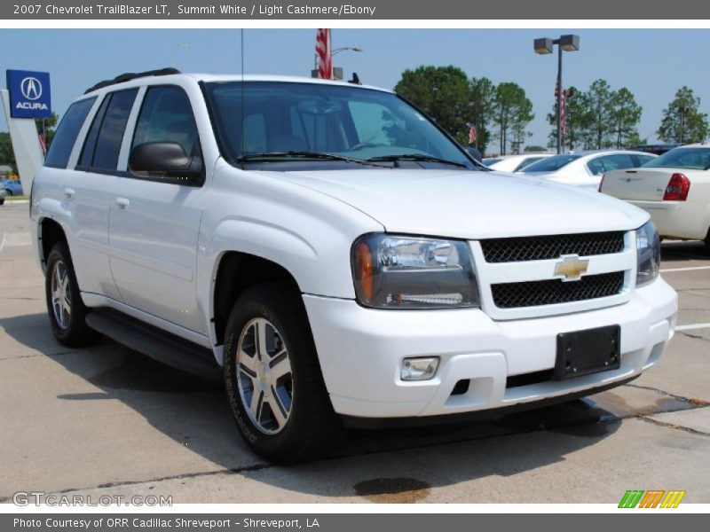 Summit White / Light Cashmere/Ebony 2007 Chevrolet TrailBlazer LT