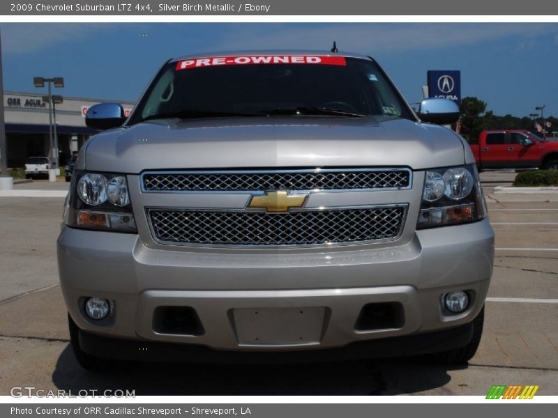 Silver Birch Metallic / Ebony 2009 Chevrolet Suburban LTZ 4x4