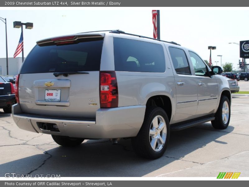 Silver Birch Metallic / Ebony 2009 Chevrolet Suburban LTZ 4x4