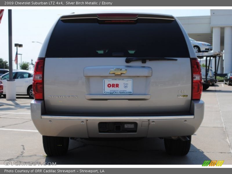 Silver Birch Metallic / Ebony 2009 Chevrolet Suburban LTZ 4x4