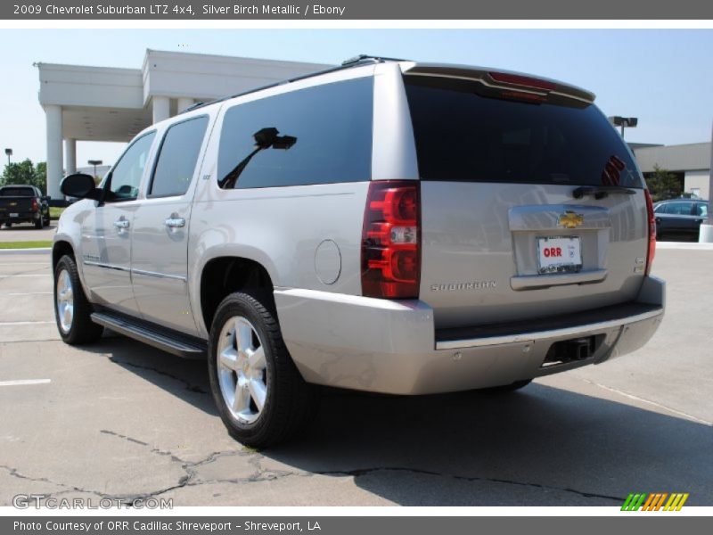 Silver Birch Metallic / Ebony 2009 Chevrolet Suburban LTZ 4x4
