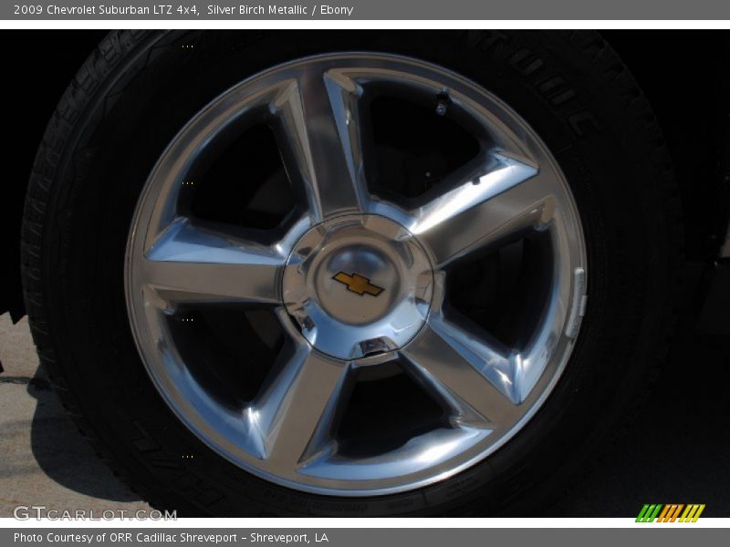Silver Birch Metallic / Ebony 2009 Chevrolet Suburban LTZ 4x4