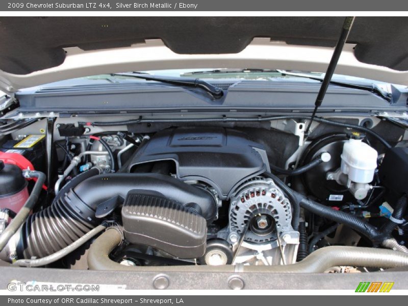 Silver Birch Metallic / Ebony 2009 Chevrolet Suburban LTZ 4x4