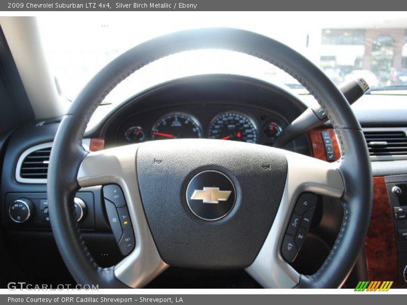 Silver Birch Metallic / Ebony 2009 Chevrolet Suburban LTZ 4x4