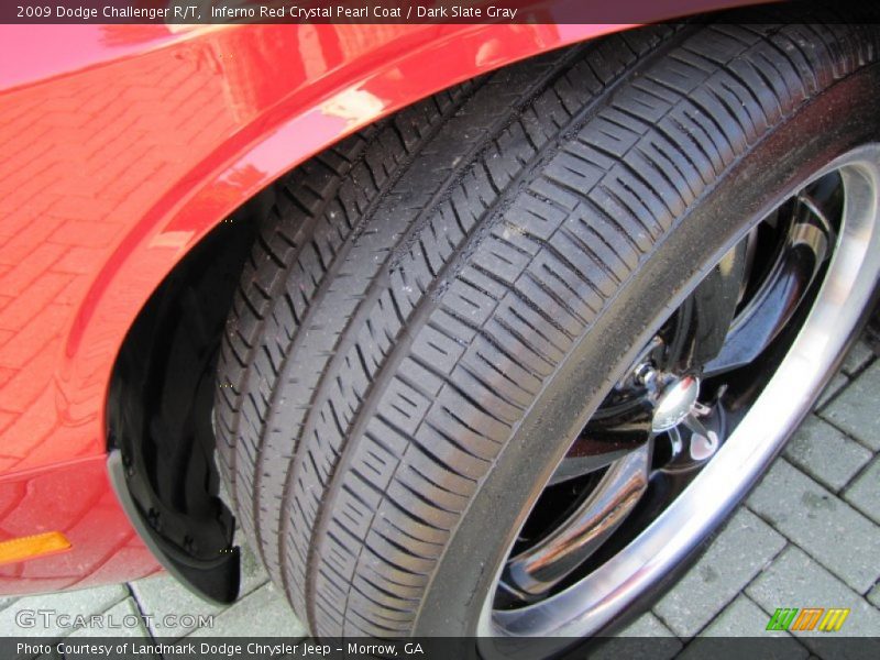 Inferno Red Crystal Pearl Coat / Dark Slate Gray 2009 Dodge Challenger R/T