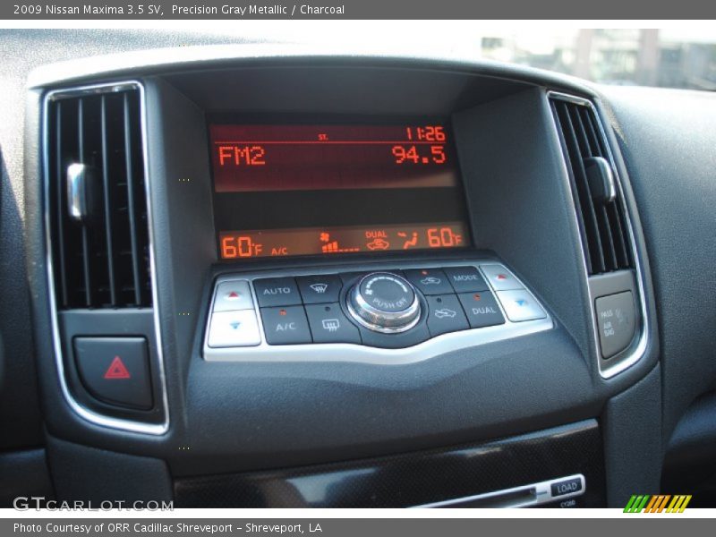 Precision Gray Metallic / Charcoal 2009 Nissan Maxima 3.5 SV