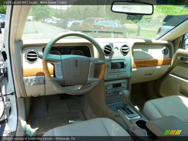 White Suede / Sand 2008 Lincoln MKZ Sedan